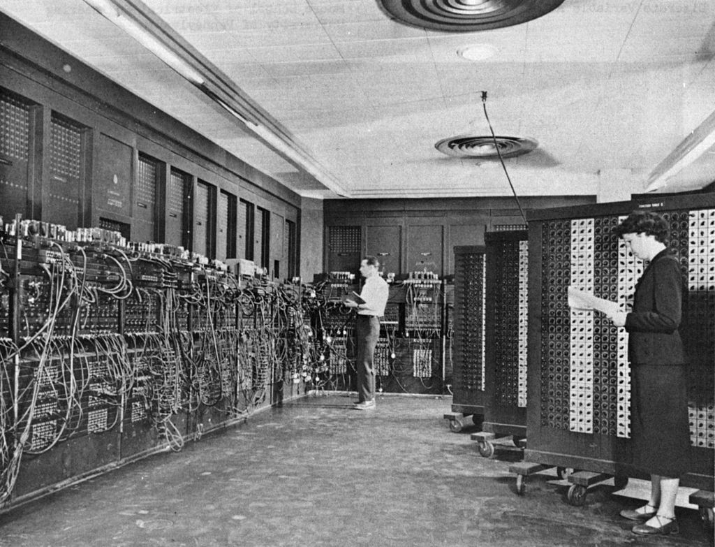 La ENIAC en Filadelfia, Pennsylvania.